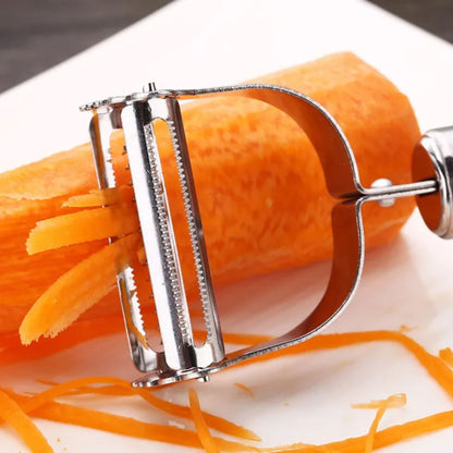 All-In-1 Stainless Steel Vegetables Grater & Peeler Julienne Pro Set.