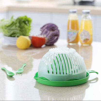 Creative Fast & Easy Salad Maker Bowl Fruit and Vegetable