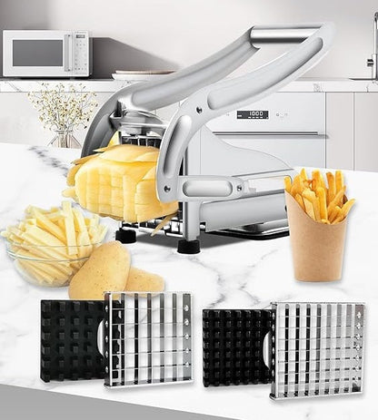 New Potato Fries French Stainless Slicer 2-Blades