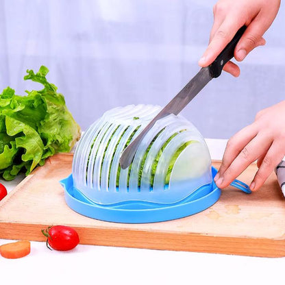 Creative Fast & Easy Salad Maker Bowl Fruit and Vegetable