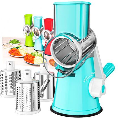 Pro Vegetable Round Cutter, Slicer & Grater 3-In-1