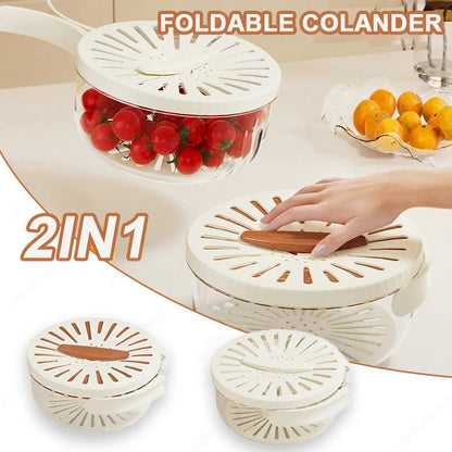 2 in 1 Vegetable Washing Bowl & refrigerator crisper [new-style].