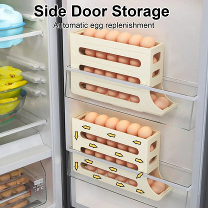 Refrigerator Automatic Egg Rack Roller 4-Layer